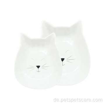 Großhandel Cat Bowl Food Luxury Cat Feeder Bowl